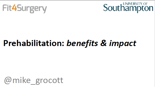 Fit4Surgery presentation