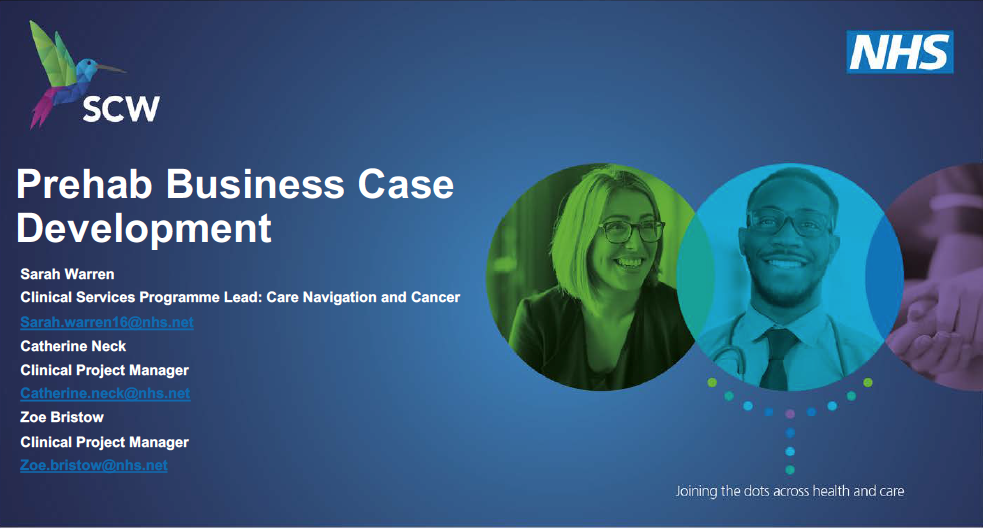 Prehab Business Case Development