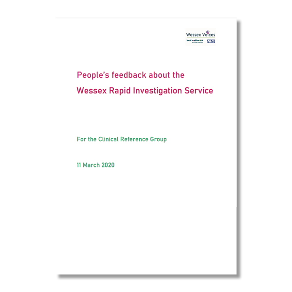 Wessex Voices feedback report
