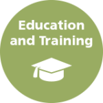 education and training button