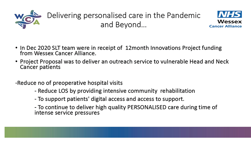 Project Personalised care H+N