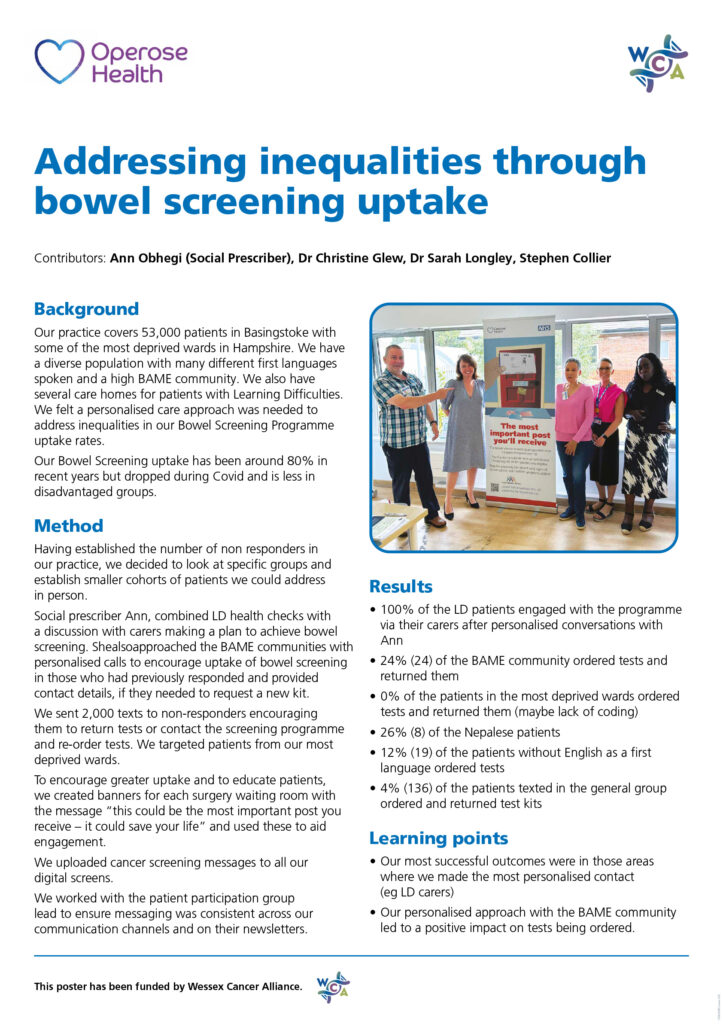 Camrose Gillies and Hackwood Bowel poster